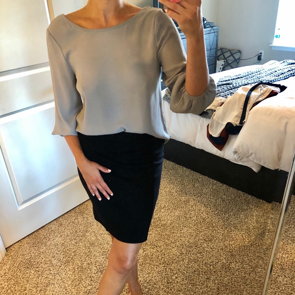 Eyeshadow Bow blouse